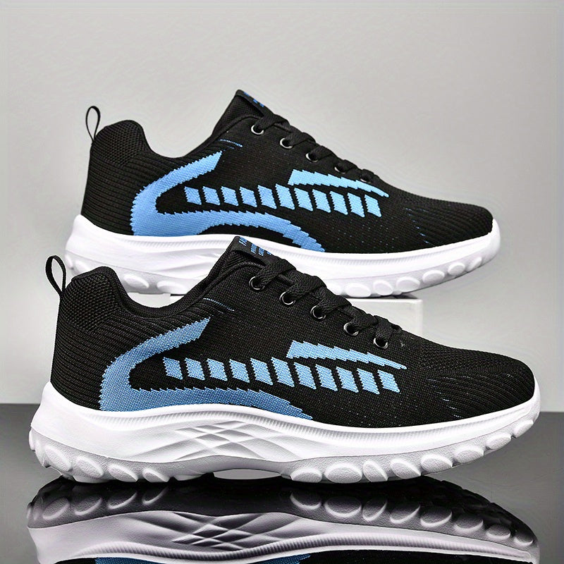 Men's Lightweight Lace Up Knit Sneakers