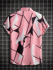 Hawaiian Style Men's Short Sleeve Lapel Shirt