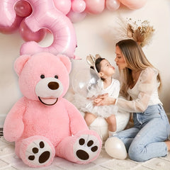 4in Cartoon Plush Doll Big Bear Throw Pillow Stuffed Animal Soft Plush Toys