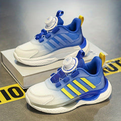 Boys' Basketball Shoes Rotating Buckle Non Slip Sneakers