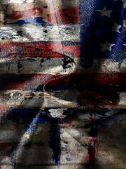 Boy's Vintage American Flag Graphic T-shirt Outdoor Tee
