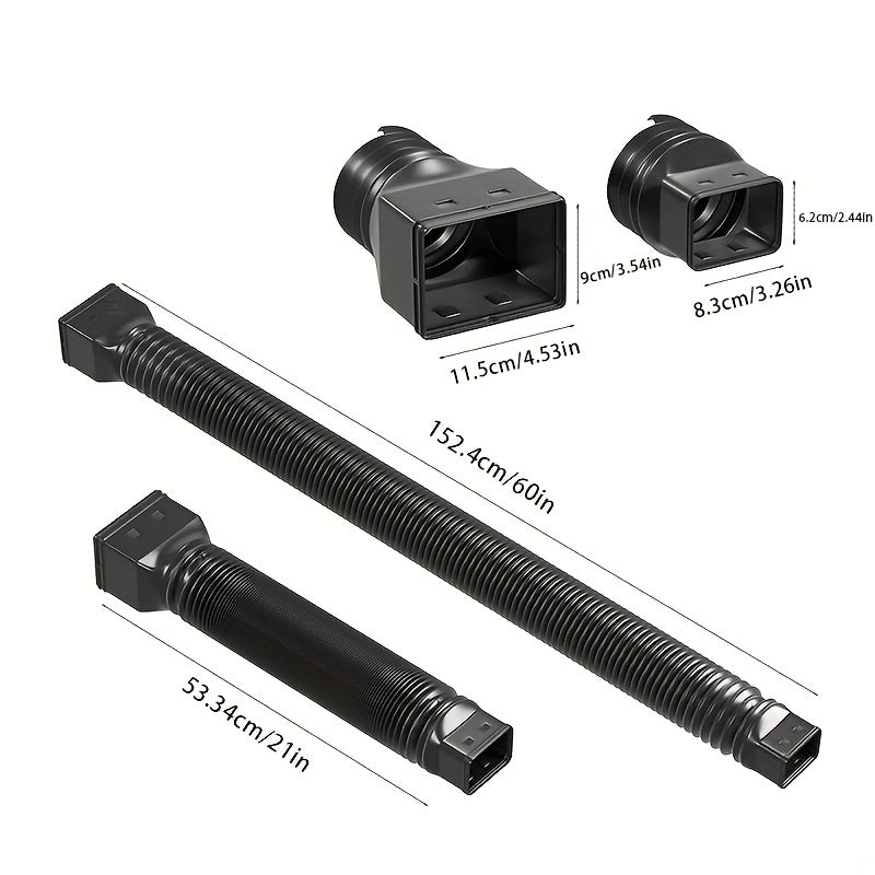 Retractable Downspout Extender Tool for Rain Gutter Drain