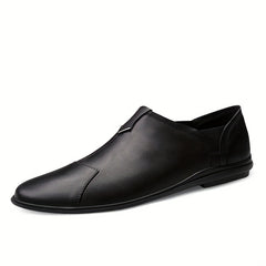 Men's Leather Slip On Casual Shoes