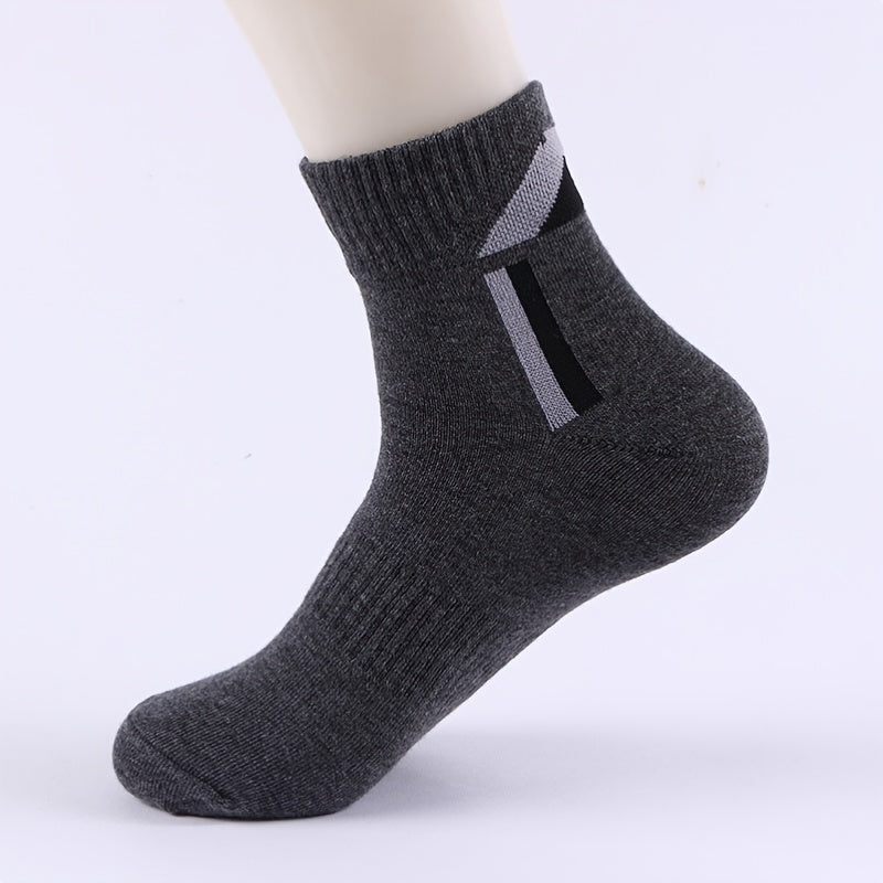 Breathable Mid Calf Socks, 1 Pair, Men & Women