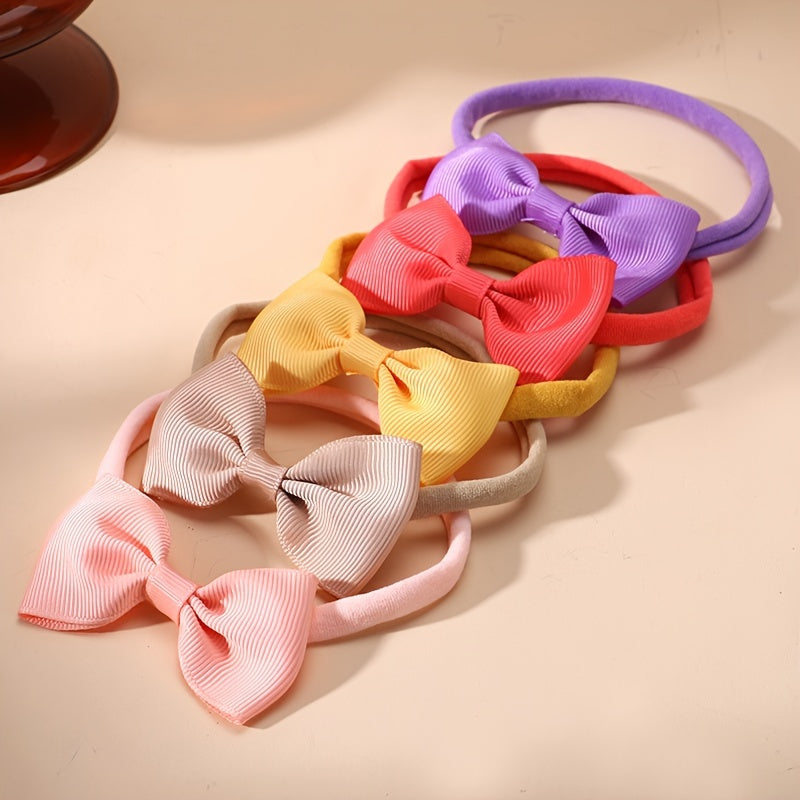 5pcs Candy Bow Headband Hair Accessories for Girls