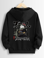 Boys Cartoon Panda Graphic Hoodie