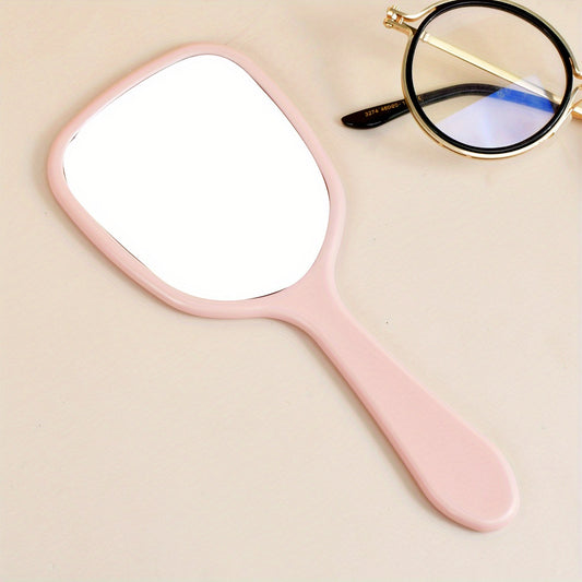 Handheld Makeup Mirror with Handle - Portable Beauty Mirror
