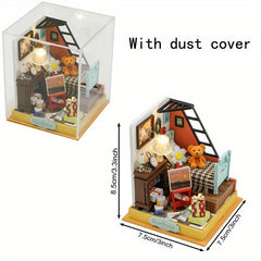 DIY Dollhouse Mini Kit With Furniture Creative Room Mini Dollhouse Toy