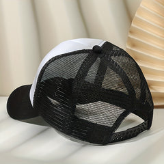 Summer Mesh Breathable Trucker Hat Baseball Cap Outdoor Sun Hat