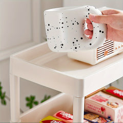 3-Layer Storage Shelf for Kitchen, Office, Dorm - Floor Standing, Portable