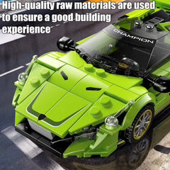 323pcs Racing Assembly Model Building Toy with Dustproof Display Box
