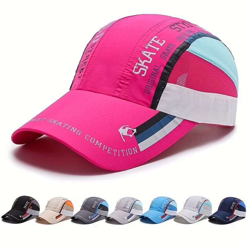 Breathable Mesh Baseball Cap Quick drying Sun Hats Unisex Hiking Visors