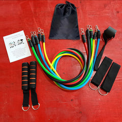 11pcs Resistance Band Set for Full Body Workouts Pilates Yoga Fitness