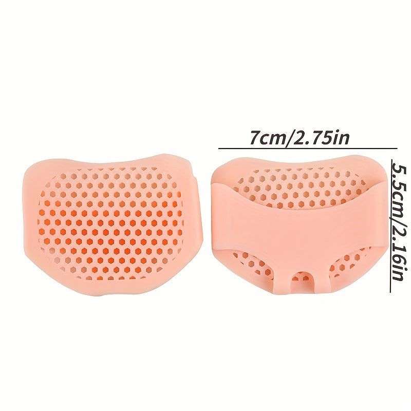 Women's High Heel Silicone Forefoot Pads Gel Insoles