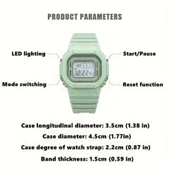 LED Digital Sports Watch Multifunctional Electronic for Men Women