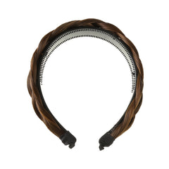 Synthetic Braided Hairband Wide Plaited Braids Headband