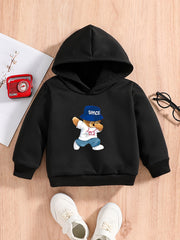 Bear Series Print Boys Sweatshirt Hoodie