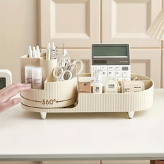 Rotating Cosmetic Storage Box Makeup Brush Lipstick Holder