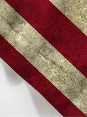 American Flag Print Hoodie Men Graphic Loose Pullover Autumn Winter