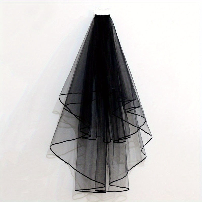 Bride's Wedding Party Headdress Veil