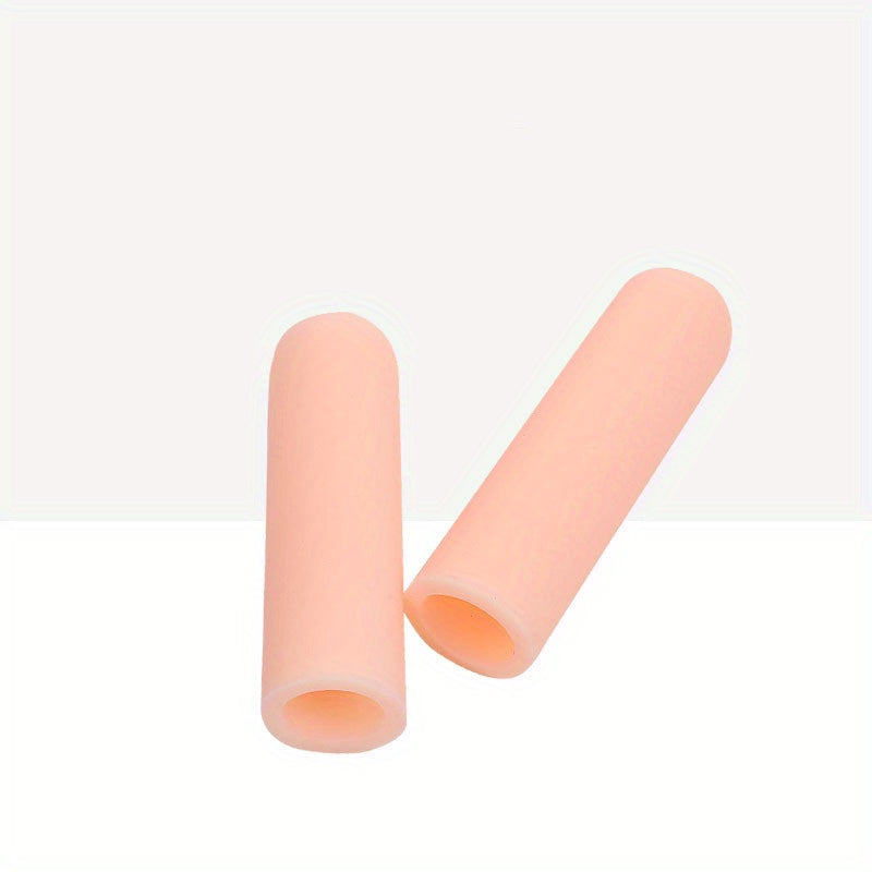 10pcs Reusable Silicone Finger Cots for Dry Skin & Cracked Knitting Cuts