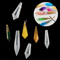 15pcs Resin Pendant Silicone Molds For DIY Jewelry Making