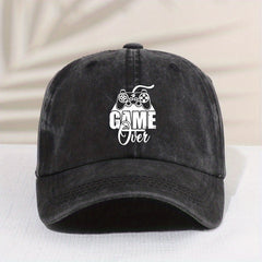 Casual Vintage Game Console Distressed Cap Sun Protection