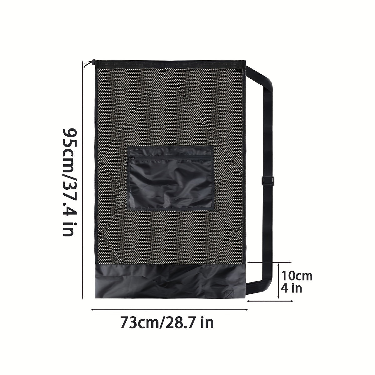 Durable Basketball Bag with Net Pocket for Outdoor Sports
