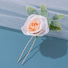 2 Pcs Bridal Flower Hair Comb Wedding Hairpin Decoration