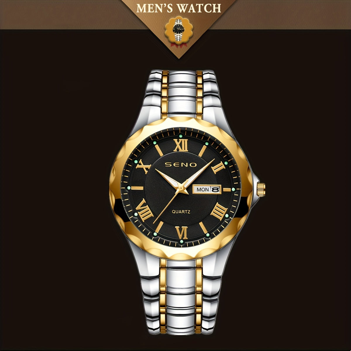 Men's Classic Pointer Scale Quartz Watch