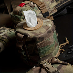 Molle Toilet Roll Holder Portable Roll Paper Storage Bag