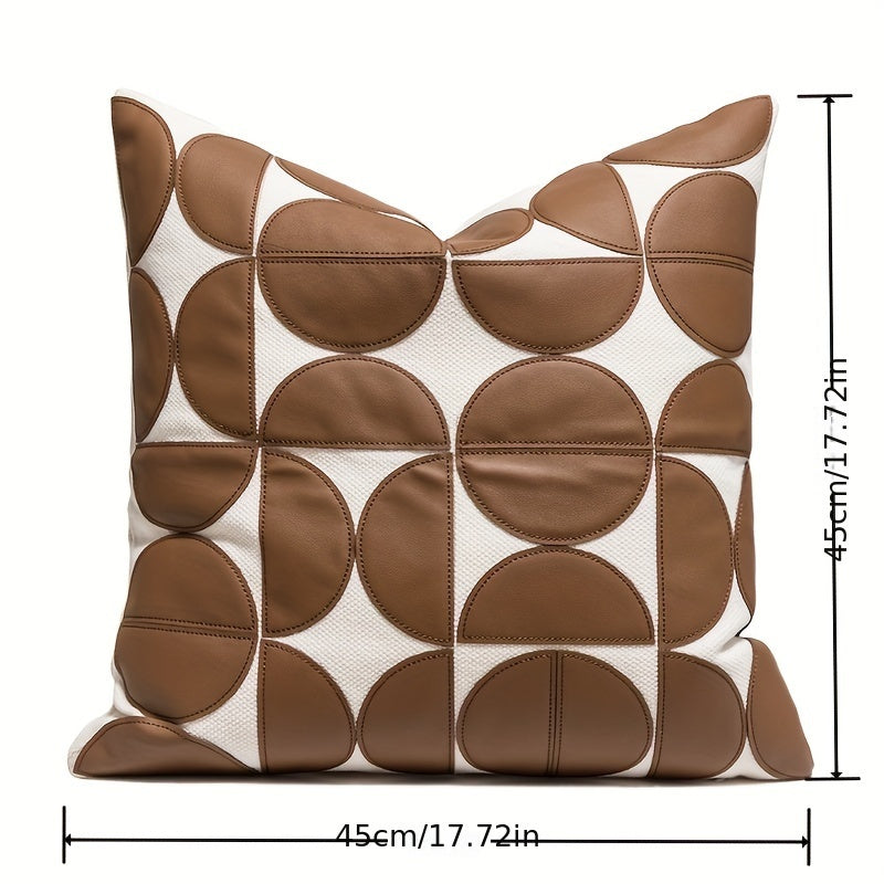 Geometric Abstract Stitching Cushion Pillow Cover for Home & Outdoor