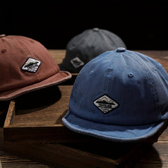 Denim Short Brim Hat Baseball Cap Men Women