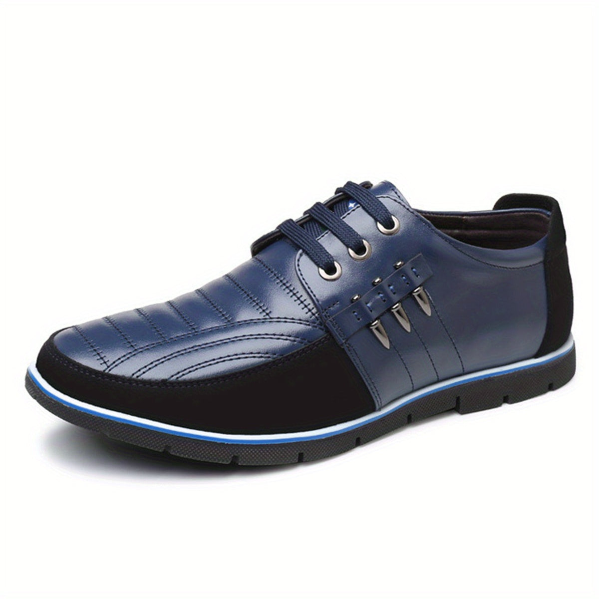 Men's PU Lace Up Business Shoes - Comfy & Stylish