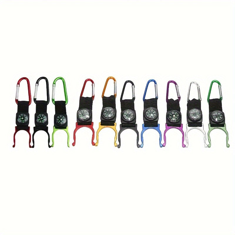 10pcs Water Bottle Hanging Buckle Backpack Keychain