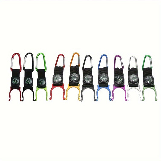 10pcs Water Bottle Hanging Buckle Backpack Keychain