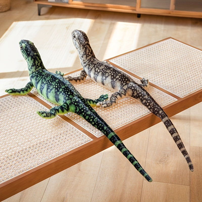 5in Lizard Plush Toy Realistic Reptile Chameleon Doll Home Decor Gift
