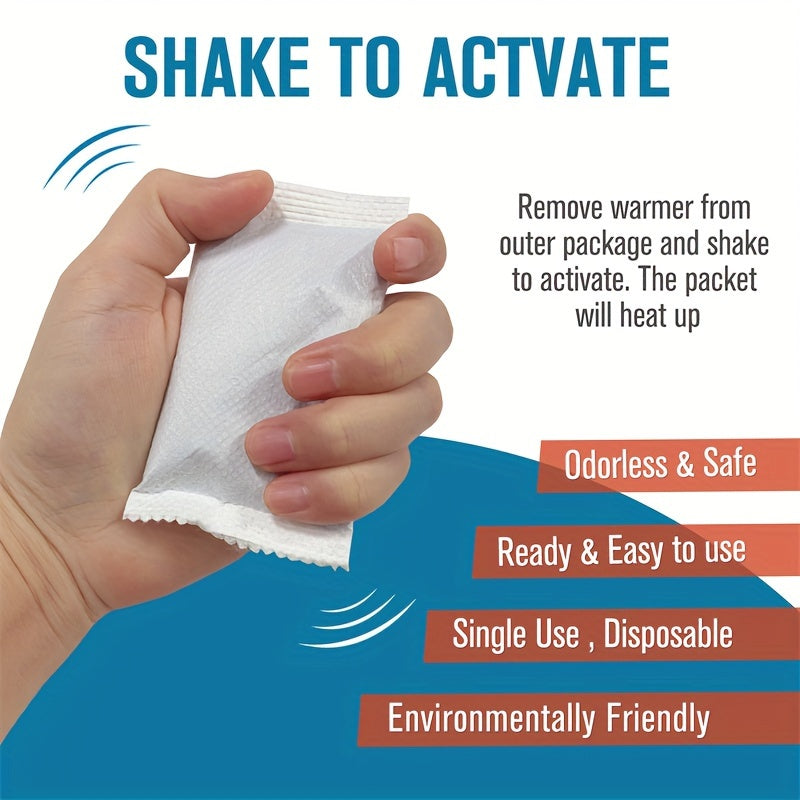 Natural Odourless Hand Warmers 2 Eggshells With 10 Warming Patches