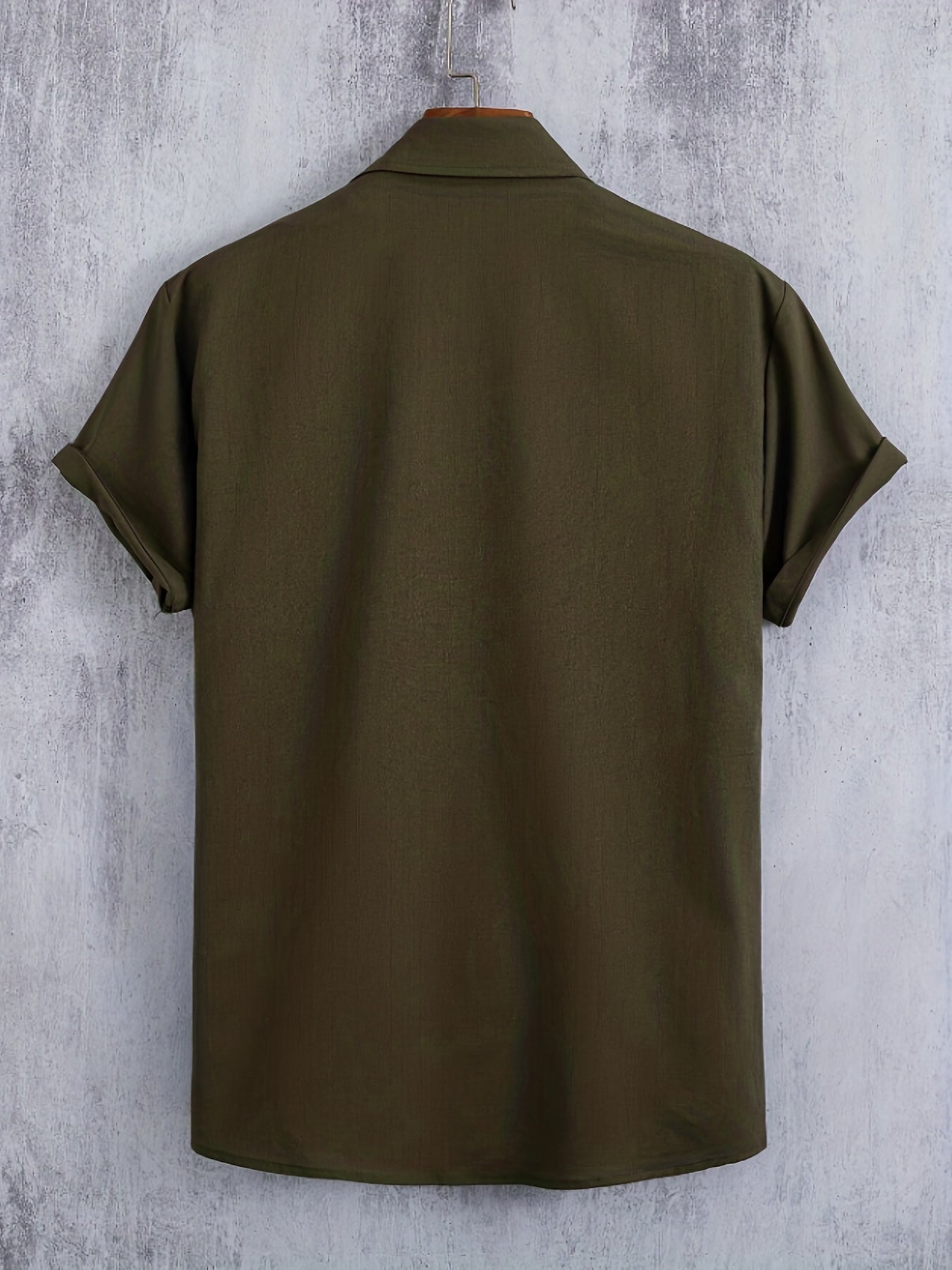 Men's Short Sleeve Casual Shirt for Summer