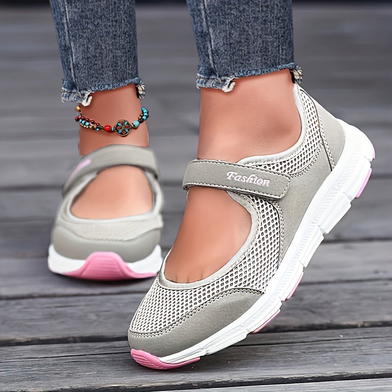 Women's Breathable Walking Shoes Letter Pattern Sneakers