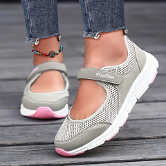Women's Breathable Walking Shoes Letter Pattern Sneakers