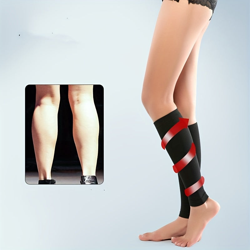 Unisex Compression Knee Pads Open Toe Breathable Foot Socks