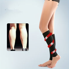 Unisex Compression Knee Pads Open Toe Breathable Foot Socks