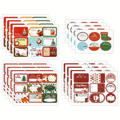 10 Pack Christmas Decorative Gift Stickers Self-adhesive Labels