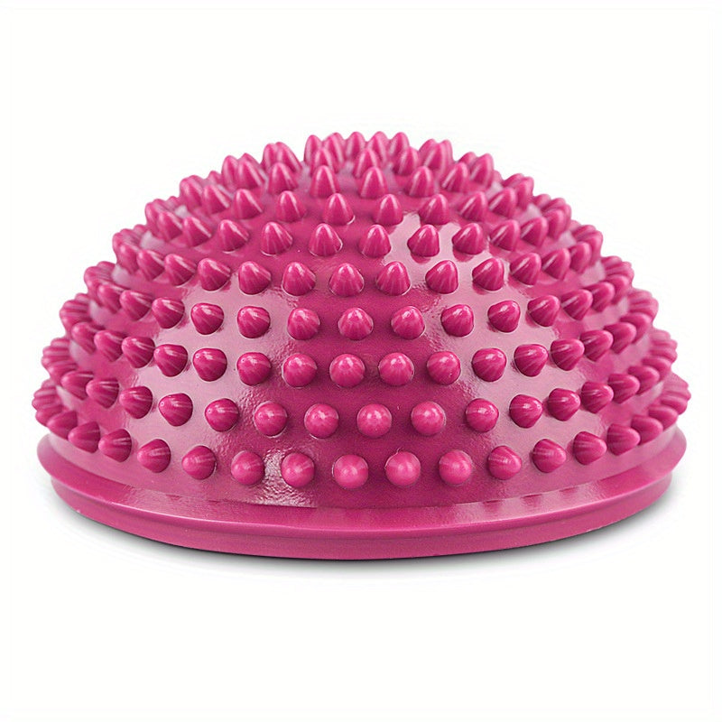 Inflatable Balance Training Pad for Yoga and Pilates with Massage Ball