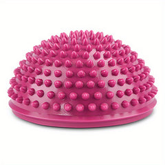 Inflatable Balance Training Pad for Yoga and Pilates with Massage Ball