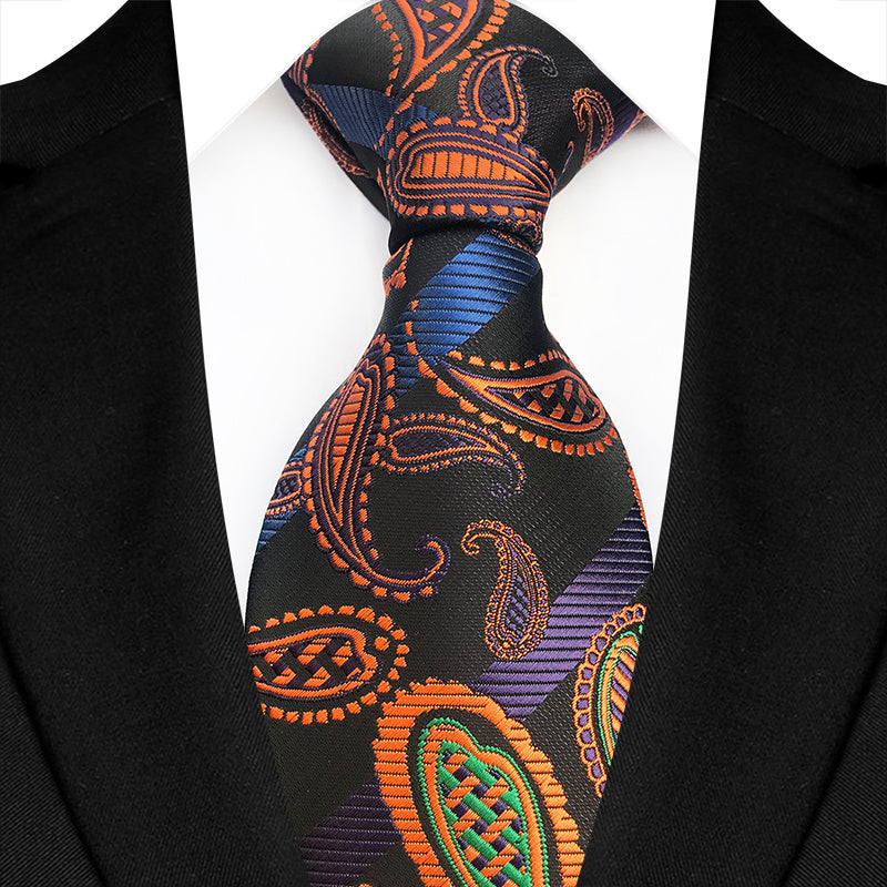 Paisley Waist Flower Men's Tie Formal Business Casual Suit Necktie