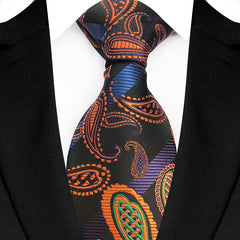 Paisley Waist Flower Men's Tie Formal Business Casual Suit Necktie