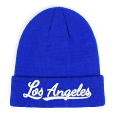 Men's Embroidered Wool Knit Hat