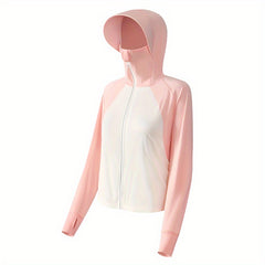 Women's Summer Sun Suit Hoodie Shawl Wrap UV Protection Sports Jacket